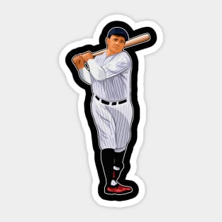 Baseball Legend Swing Circa 1933 Sticker